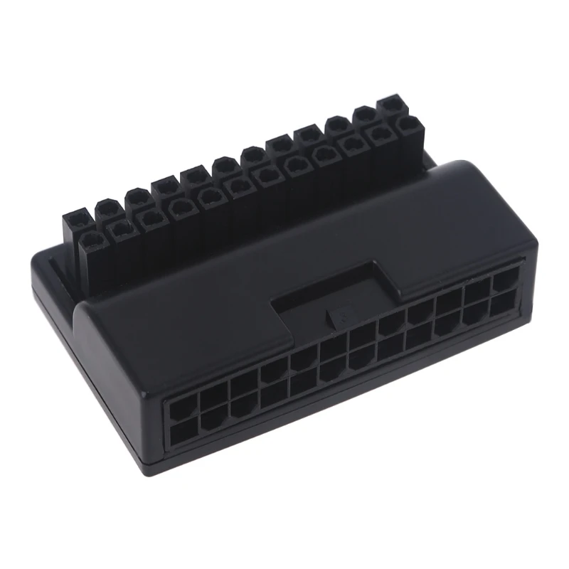 

Wiring Computer Motherboard Power Supply 24Pin Turn 90 Degree Connector Steering Head