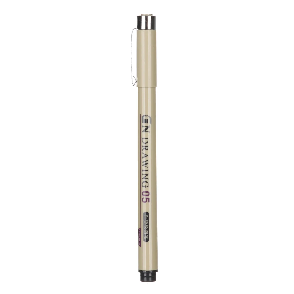 0.5 Pigment Liner чернила маркер для белой доски 0,05 0,1 0,2 0,3 0,4 0,5 0,8 1,0 различных наконечников ручка черная тонкая ручная роспись эскизов ручки с кисточками - Цвет: 0.5