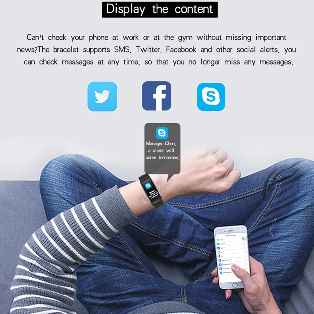 

Sports Multinational Smart Wristwatch Bracelet B31 with Bluetooth Headset Pedometer Sleep Monitor Phone Call Alert