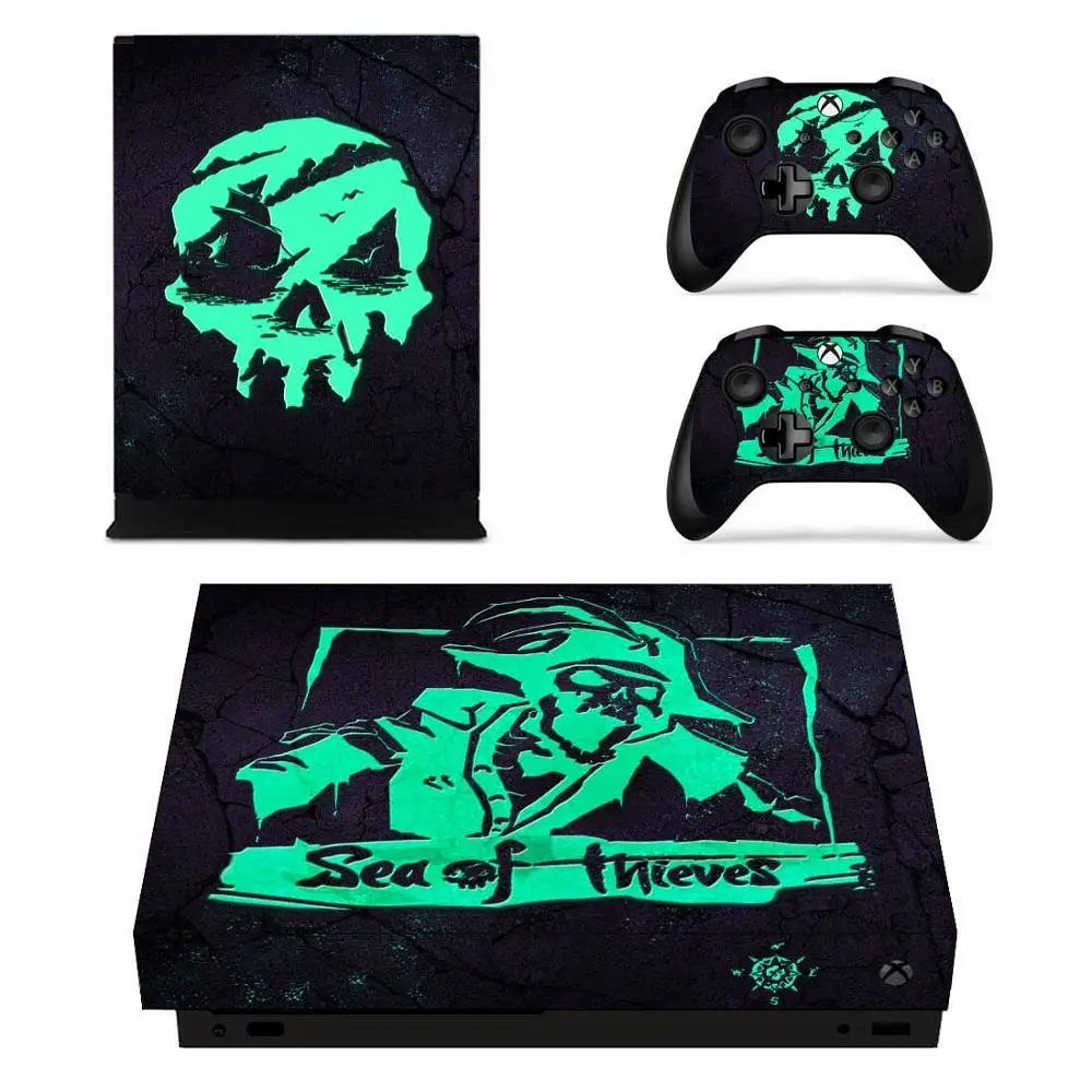 Морские воры наклейки s для Xbox One X виниловые на кожу Наклейки Обложка Pegatinas one