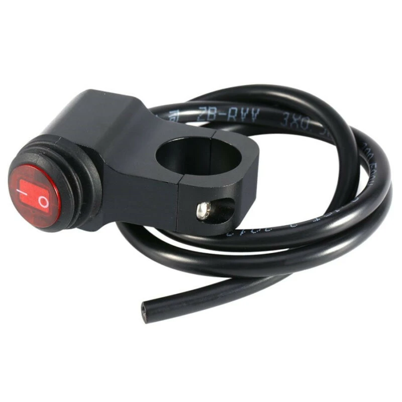 

Aluminum Switch Quad Bicycle Handlebar LED Rocker Button 12V Universal