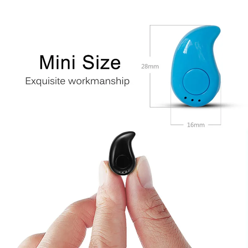 Миниатюрные беспроводные Bluetooth-наушники Спортивная гарнитура наушники-вкладыши