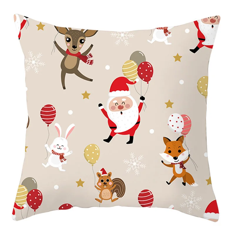 Домашнее украшение Рождественское милый мультяшный узор полиэстер лаконичный