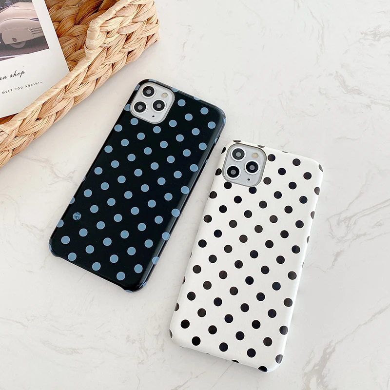 

Wave Point Phone Case For iPhone XR X Xs 11 12 Pro Max SE 7 8 plus phone case