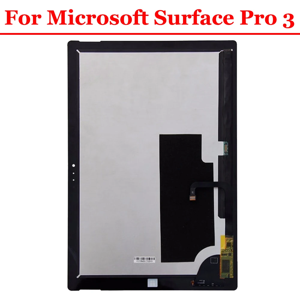 Для Microsoft Surface Pro 3 ЖК-дисплей Сенсорный экран Дигитайзер (1631) TOM12H20 V1.1 LTL120QL01 003 Панель on.