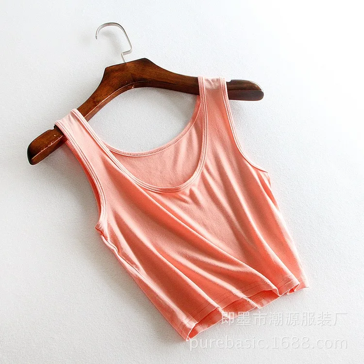 Новинка 2020 модная женская майка для фитнеса укороченные топы летние милые