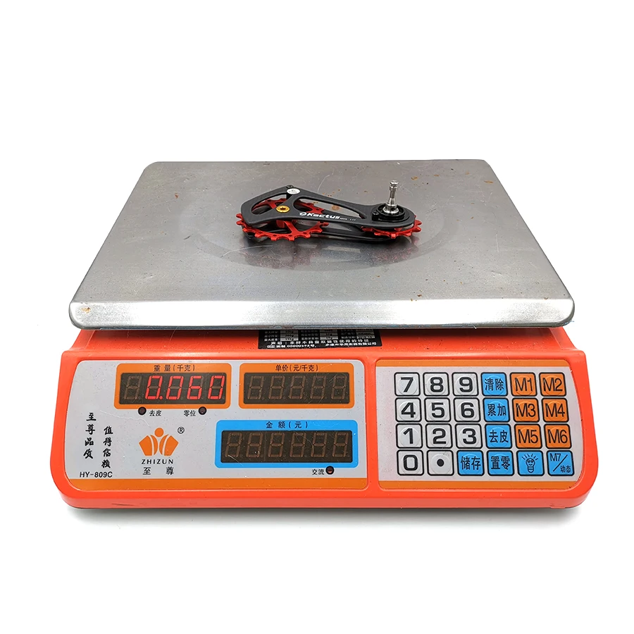 

KACTUS TECH 17T Bicycle Ceramic Bearing Pulley carbon fiber Rear Derailleur Jockey Guide Pulleys Wheel Bearing For SRAM ETAP MTB