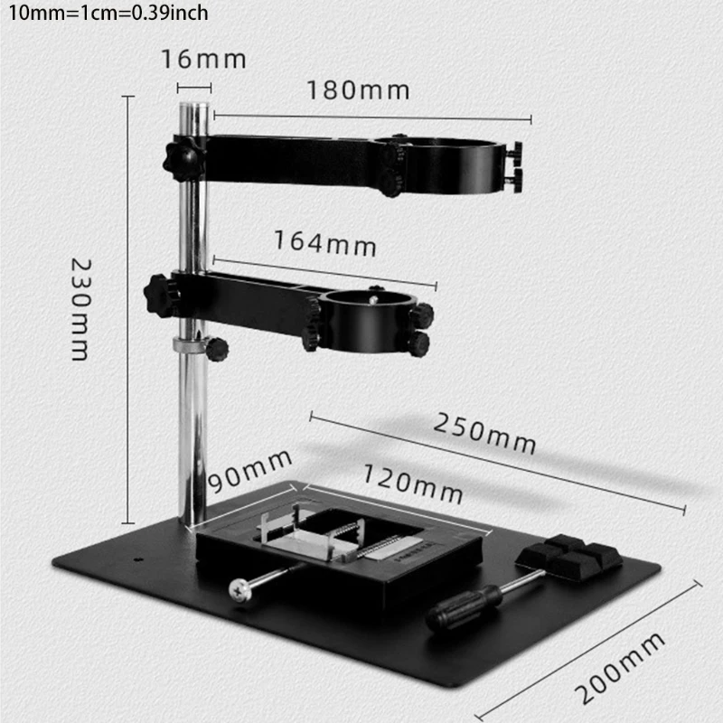 

Durable Hot Air Heat Gun Clamp Bracket Holder Stand Prefect Workstation for Professionals and Hobbyists Easy Operation