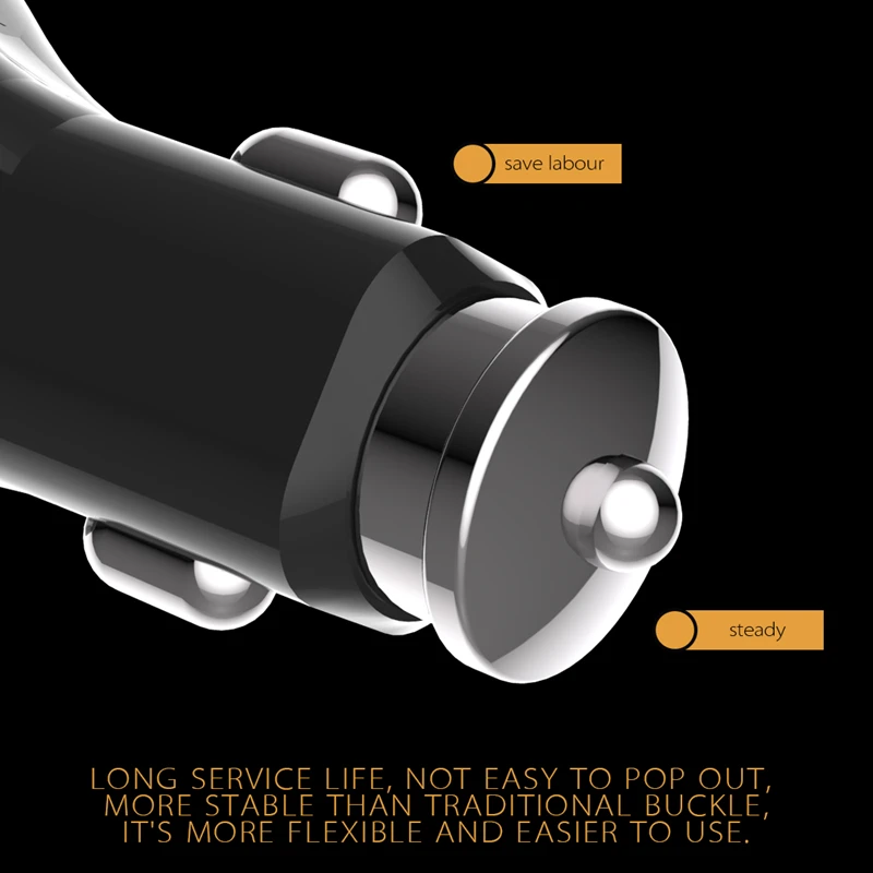 Lenyes Mini 3.1A быстрое автомобильное зарядное устройство с двумя usb-портами без