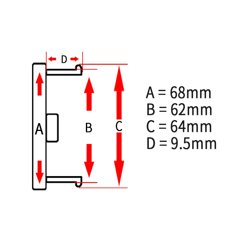 Колпачки для колесных дисков 4 шт./лот 68 мм аксессуары обода колпачок без логотипа