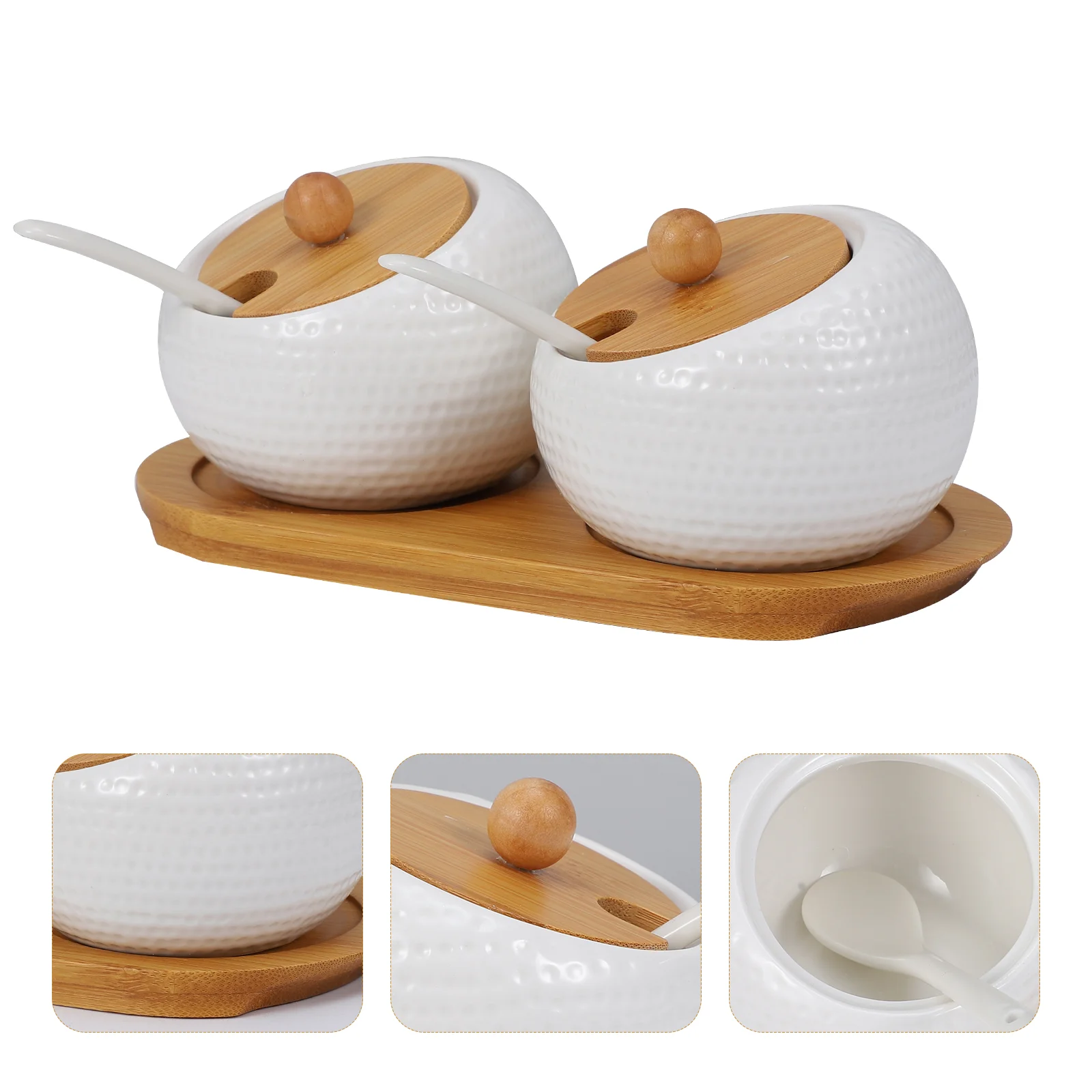 

1 набор керамических банок для специй, набор практичных банок для специй (разные цвета)