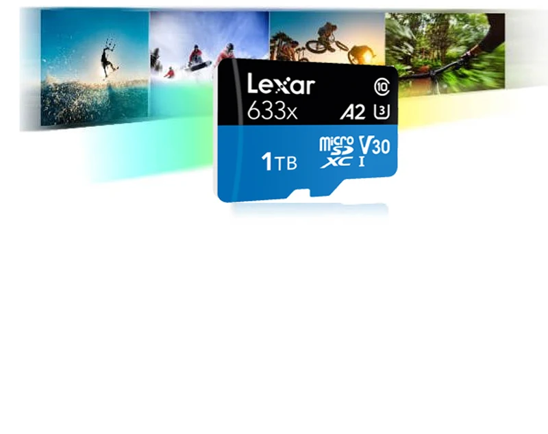 Горячая Распродажа Lexar 95 МБ/с. 633x микро sd карты 512 ГБ 1 ТБ устройство чтения карт памяти Uhs-1 для Dji Mavic Drone Gopro Dji спортивные Камера SDXC магазин