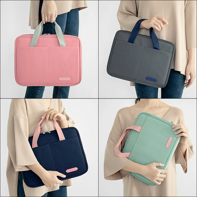 laptop bag for lenovo air 13 3 apple macbook xiaomi huawei matebook 14inch computer bag sleeve handbag document bag for office free global shipping