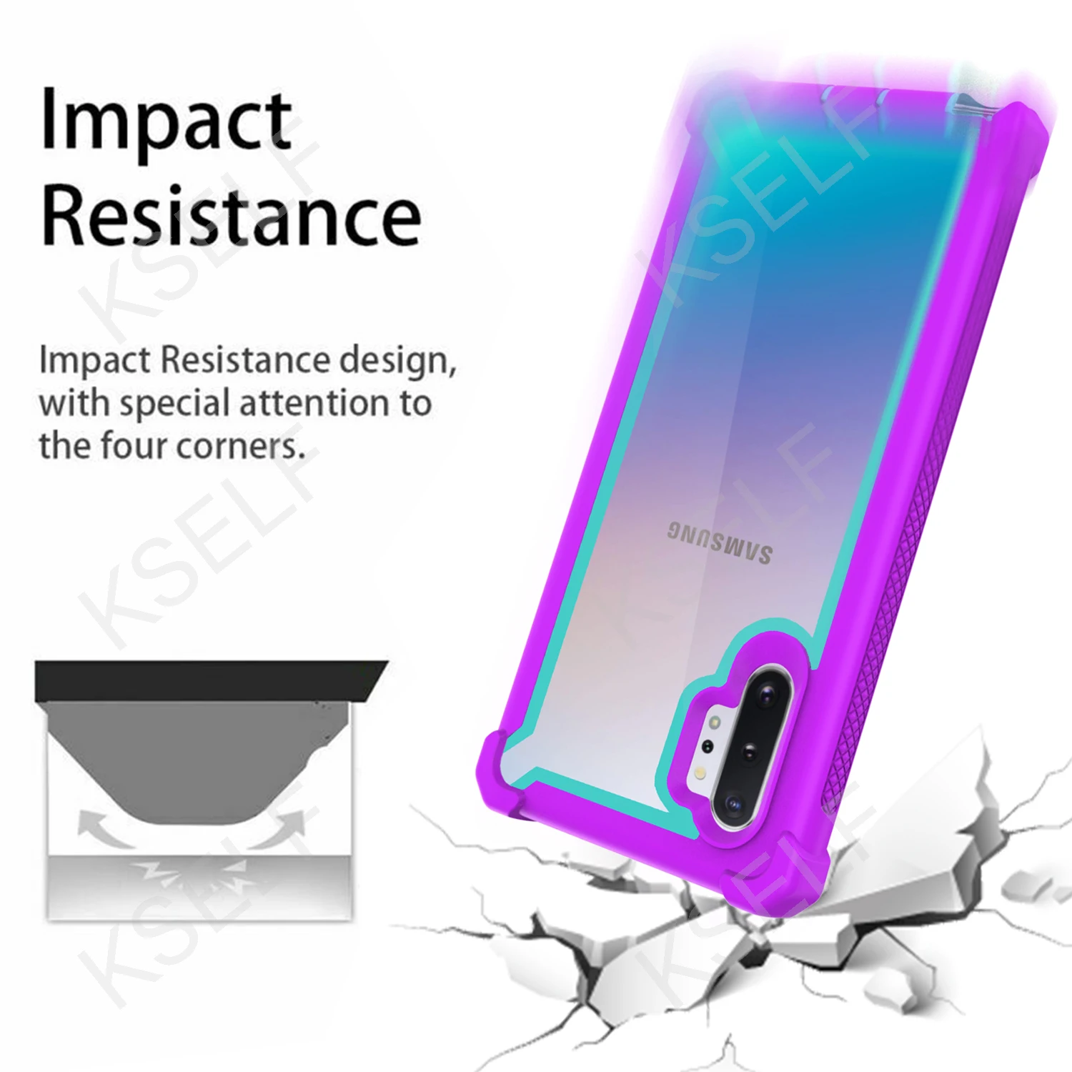 Case for Samsung Galaxy Note 10 / 10+ Heavy Duty Protection Shockproof Cover with Free Screen Film | Мобильные телефоны и