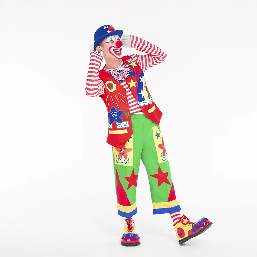 Костюм клоуна для взрослых костюм Хэллоуина 16 видов стилей| |