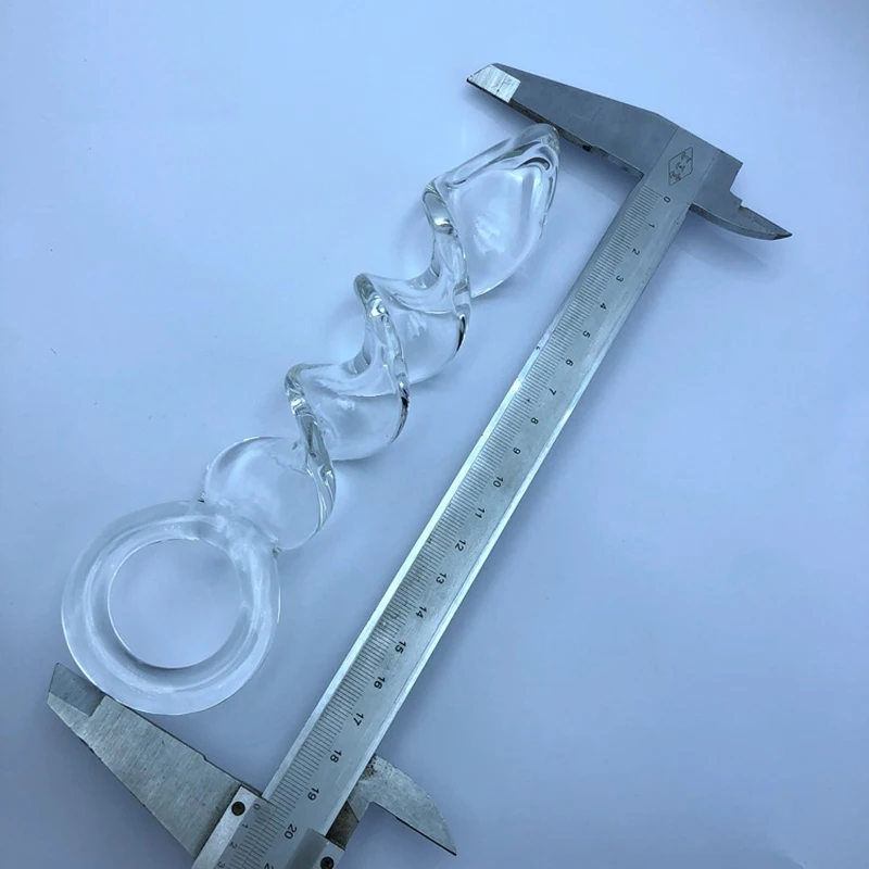 Пирекс хрустальные фаллоимитаторы спиральные G-spot Стимуляция пениса длинная