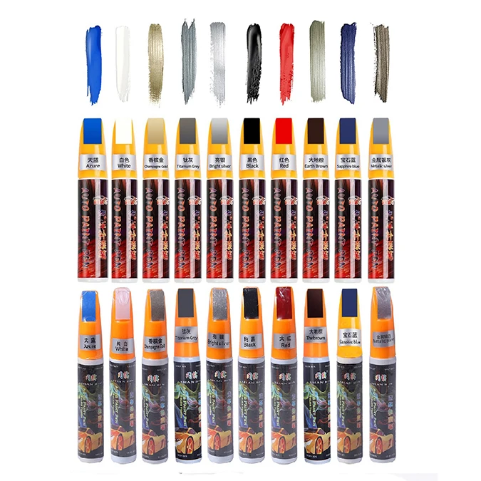 

10 Colors Car Scratch Repair Pen Auto Paint Pen for Car Styling Touch Up Scratch Fill Remover Paint Marker Maintenance Care Kit