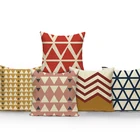 Nordic геометрические треугольники чехол для подушки Nordic Цвет полосы, накидка для подушки, подушки Чехол для Гостиная диван автомобиля Декор