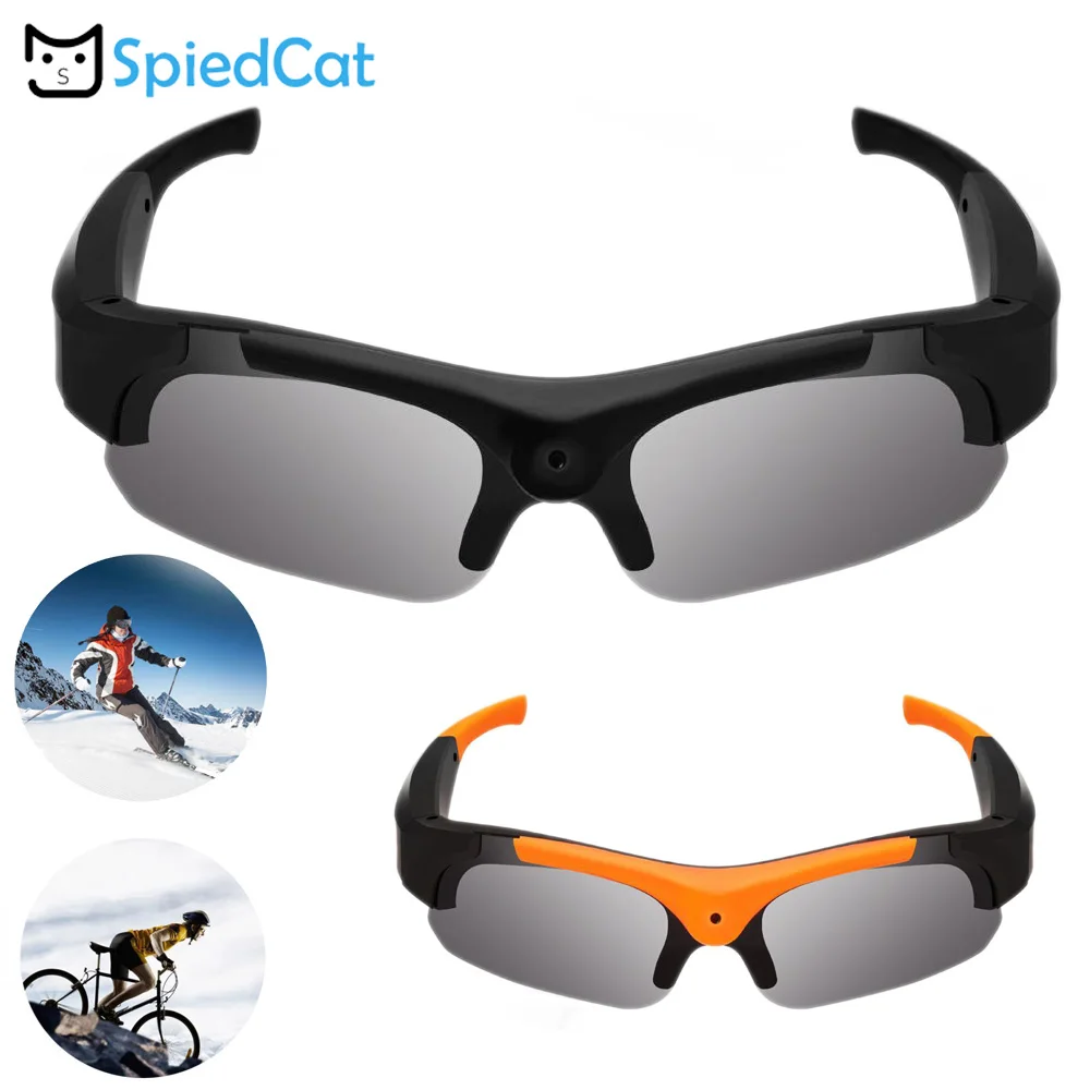 HD 90 градусов Плоские Угловые линзы поляризованные очки камера видео рекордер