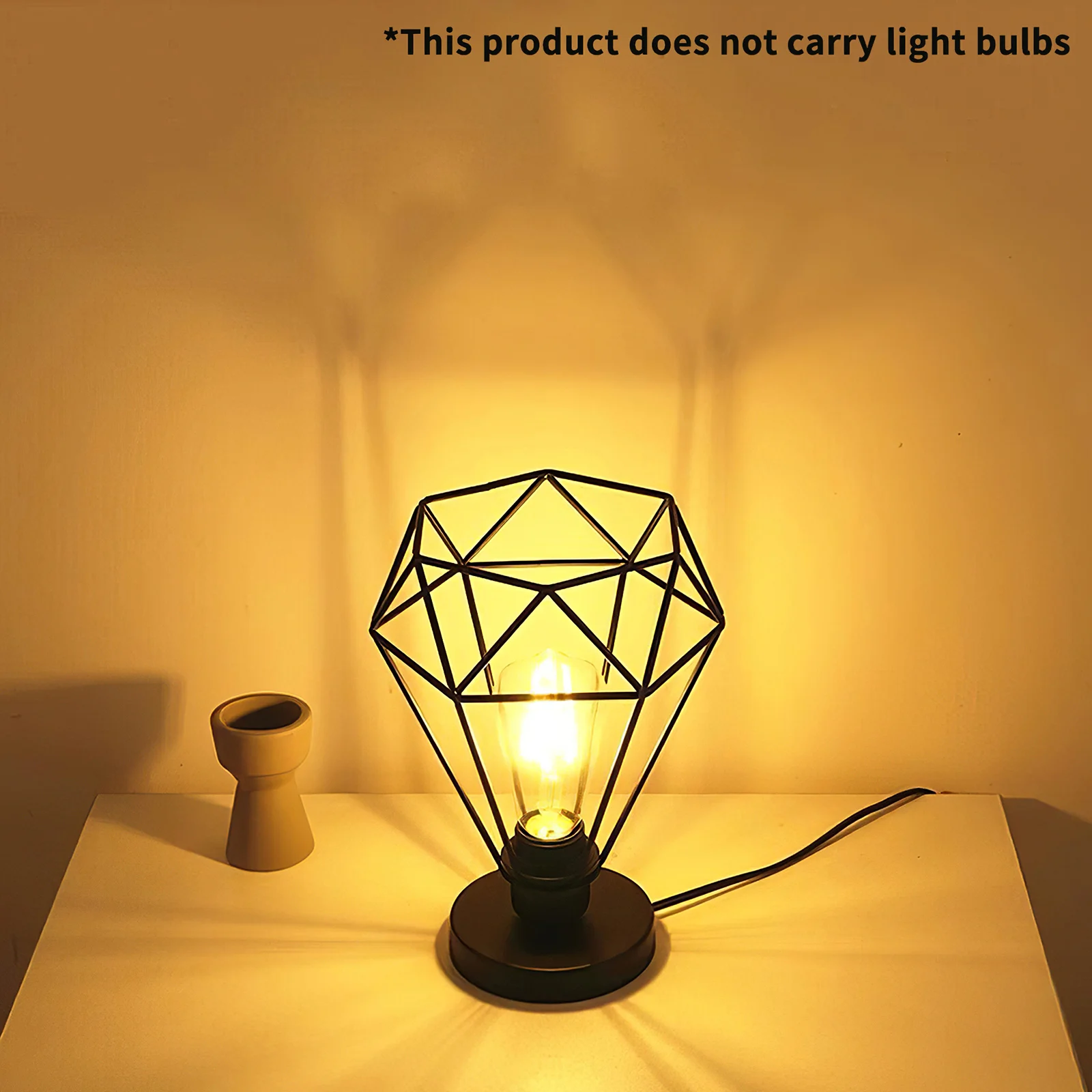 Металлическая настольная лампа железной клетке абажур Простой Модный Ретро