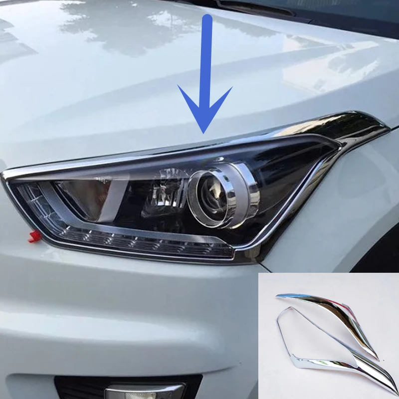 Для Hyundai Creta 2015 2016 2017 2018 ABS хромированные аксессуары для автомобиля Стайлинг