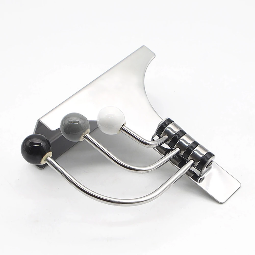 

Крючок на дверь из нержавеющей стали, многоцелевой, с 3 вращающимися крючками без царапин, для пальто, полотенец, одежды, вешалка для пальто б...