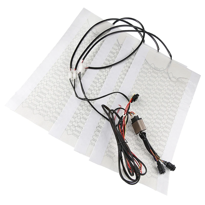 4 шт. углеродное волокно автомобильное сидение сплав провода электрическая