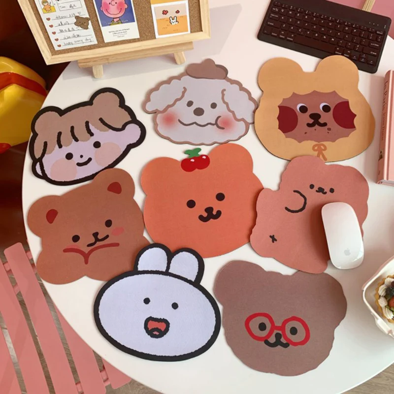 

8 Kinds Of Cute Mouse Pads Desktop Cleaning Mats Home Office Supplies For Male And FemaleAA