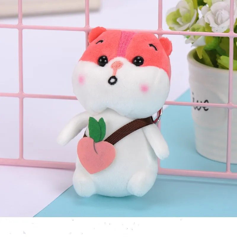 Детская Милая мышь фруктовый хомяк плюшевая кукла-Подвеска детская сумка кулон