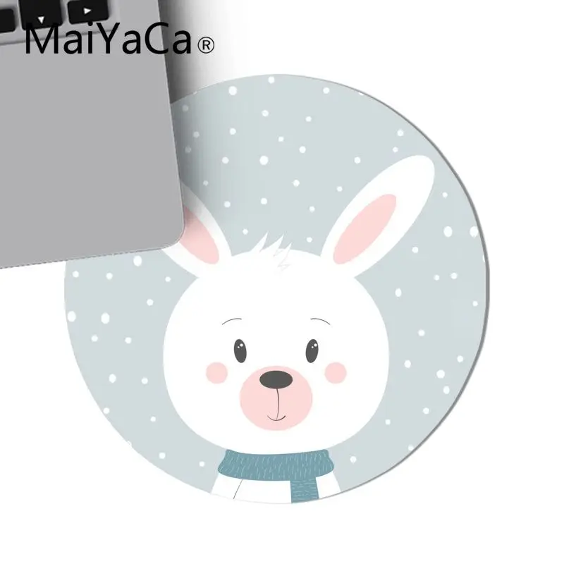 Maiyaca милый зайчик rabbit1 типа сделай себе сам дизайн игровой с узором Круглый Мышь