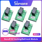 3510 шт Sonoff RE5V1C 5V DC сухой контакт InchingSelflock модуль переключатель работы через приложение eWelink поддержка Alexa Google Home IFTTT