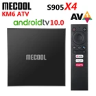 ТВ-приставка Amlogic S905X4 AV1 Smart, Android 10, 4 + 64 ГБ, 2021G, 2,4, Wi-Fi, Bluetooth, 4K, HD, 2 ГБ, 16 ГБ, 5G