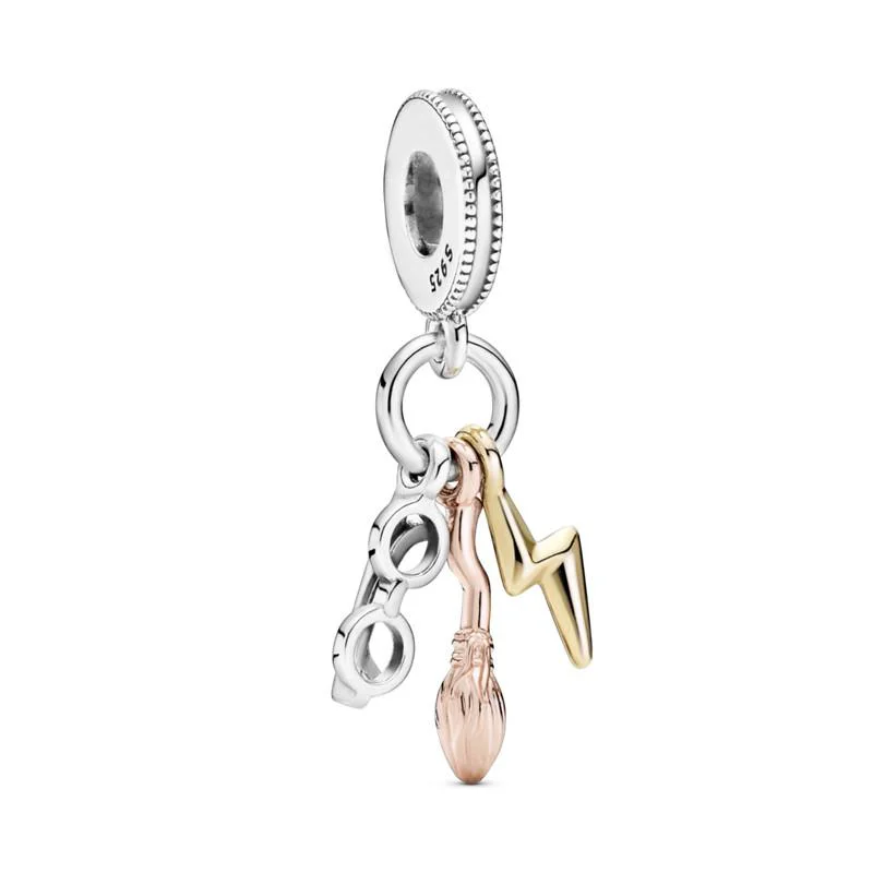 

Lens Brush And Lightning Pendant 928 Sterling Silver Fits Pandora Charms Bracelets for Woman Girl Beads Gifts