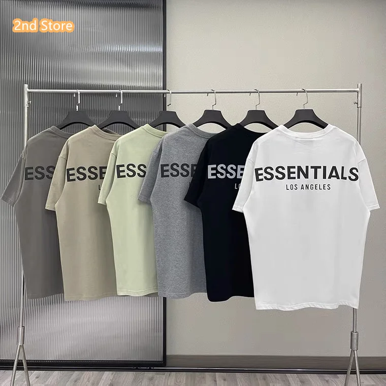 

SS21 new men's summer t-shirt design brand Jerry Lorenzo 100% cotton tee reflective letter hip hop loose Unisex short sleeves