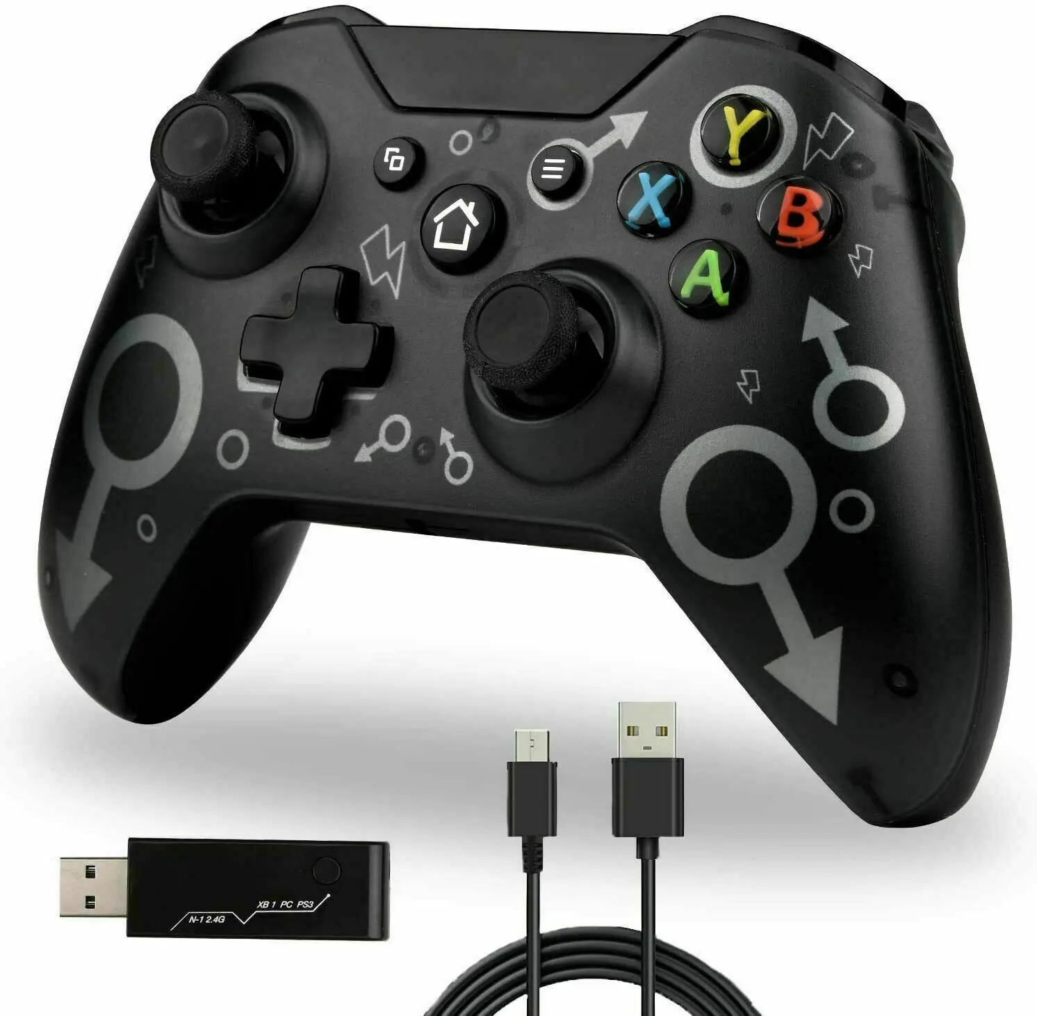 

Беспроводной геймпад для XBox One, 2,4 ГГц
