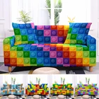 Эластичные Чехлы для дивана с разноцветным рисунком, универсальный чехол для дивана, эластичный чехол для секционного дивана чехол для дивана в гостиную