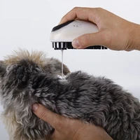 pet dog bath brush comb soft silicone shampoo massage brush hair fur grooming for pet dogs cats shower cleaning tool supplies