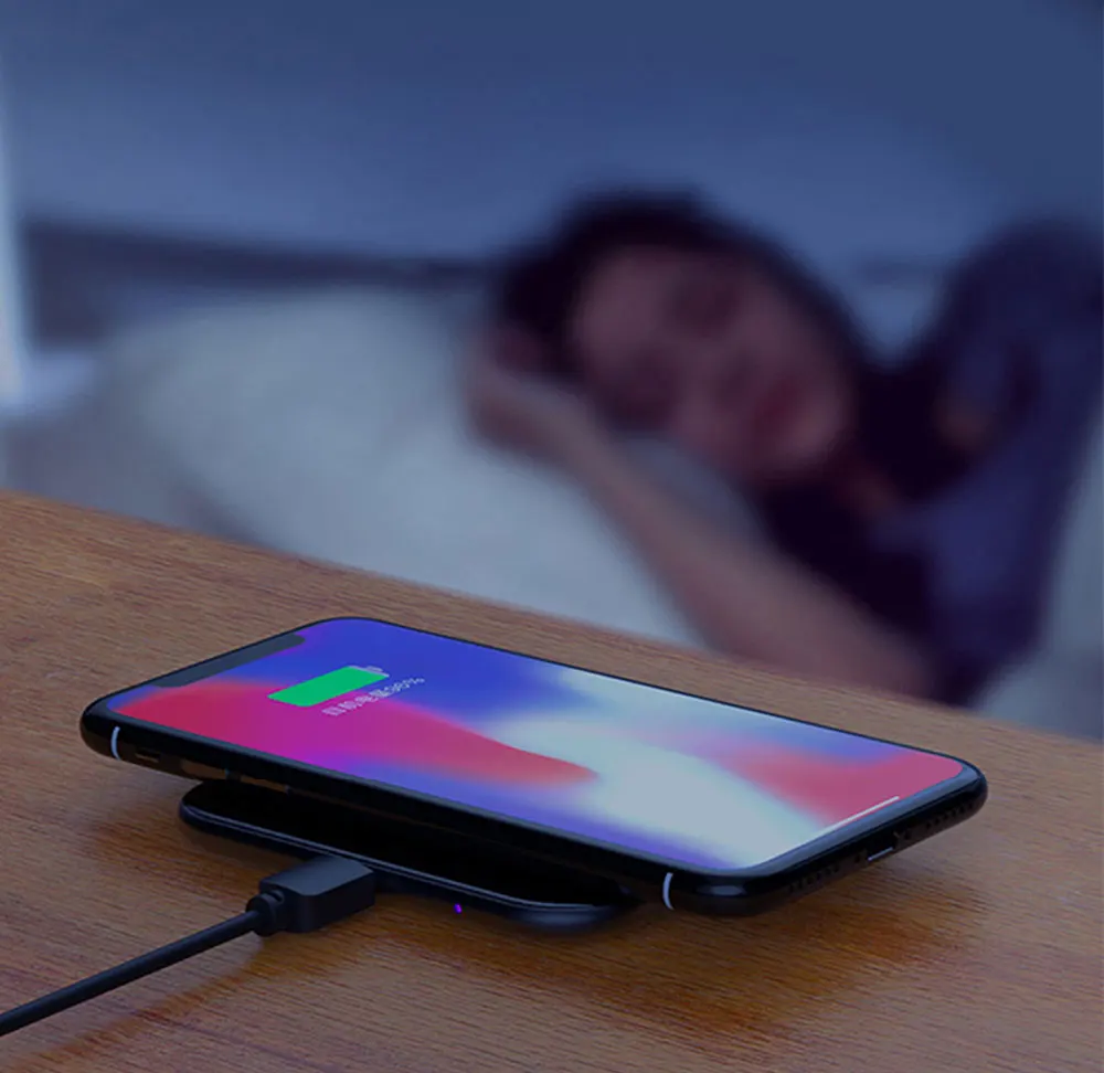 Беспроводное быстрое зарядное устройство Ascromy 15 Вт для samsung S10 huawei P30 Pro Xiaomi Qi Беспроводная зарядная панель Индукционная 7,5 Вт для iPhone X XR