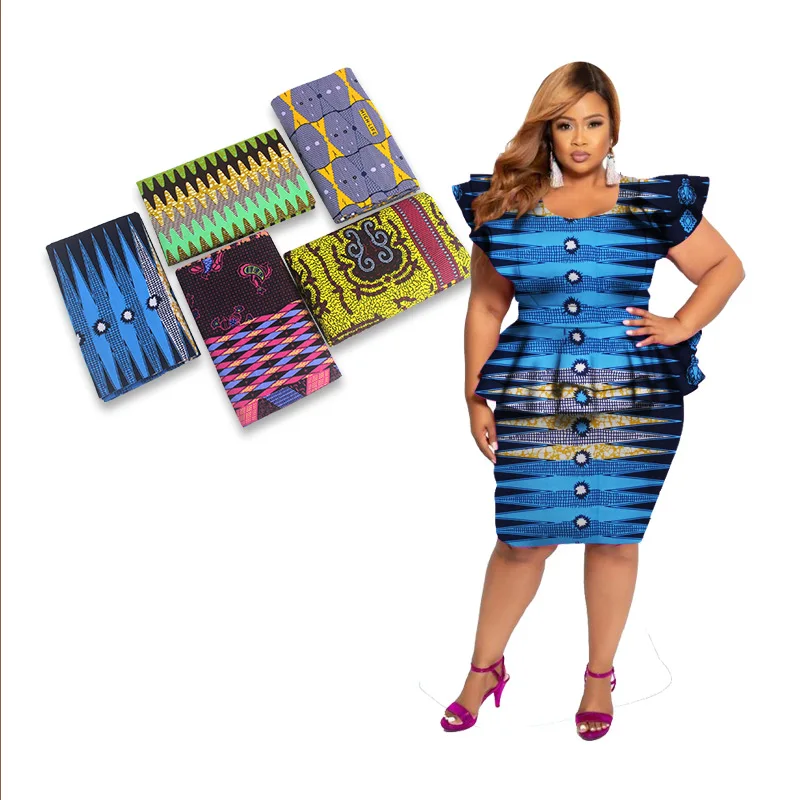 2021 Высококачественная африканская восковая ткань хлопковая африканский