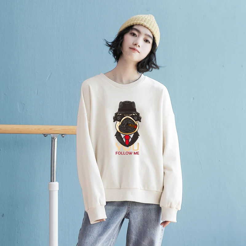 Толстовка с милым рисунком Забавный мультяшный принт толстовка капюшоном