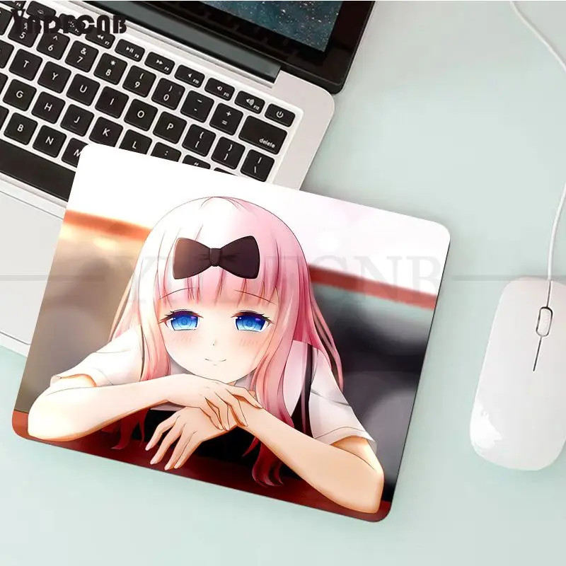 

YNDFCNB Anime Kaguya-sama Love Is War Cartoon Fujiwara Chika Laptop Gaming Mice Mousepad Top Selling Wholesale Gaming Pad mouse