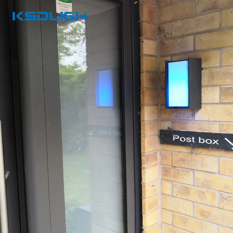 

LED E27 WiFi Smart Wall Lights Smart Outdoor Lighting for Garden Works with Alexa Google Assistant Control Wake up Smart Lamp