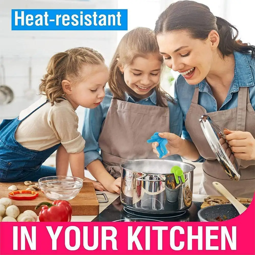 

Силиконовая крышка для кастрюли, противоскользящий креативный кухонный инструмент, крышка для кастрюли, предотвращение перелива, противос...