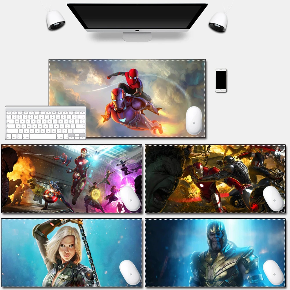 

Computer Mousepad Play Mat with Locking Edge High Quality Durable We Love Avengers