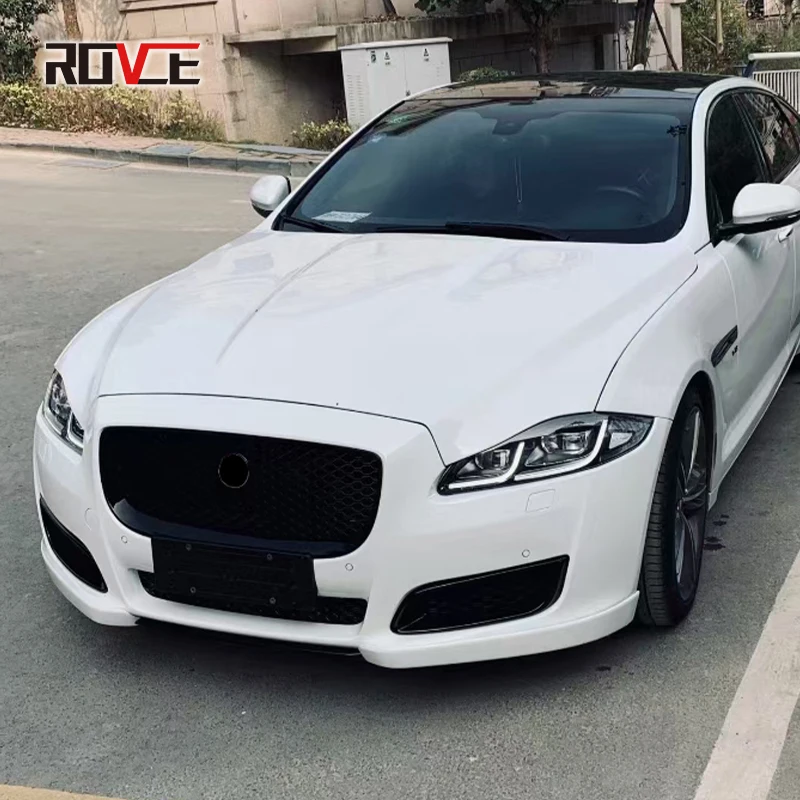 ROVCE для Jaguar XJ 2016-2018 RS логотип на передней решетке автомобиля верхняя решетка сетка