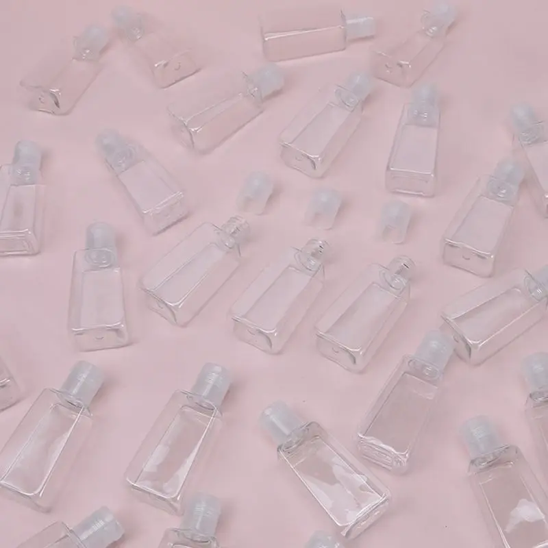 

10 шт., многоразовые пластиковые диспенсеры для жидкого шампуня, лосьона для рук, 30 мл/1 унция