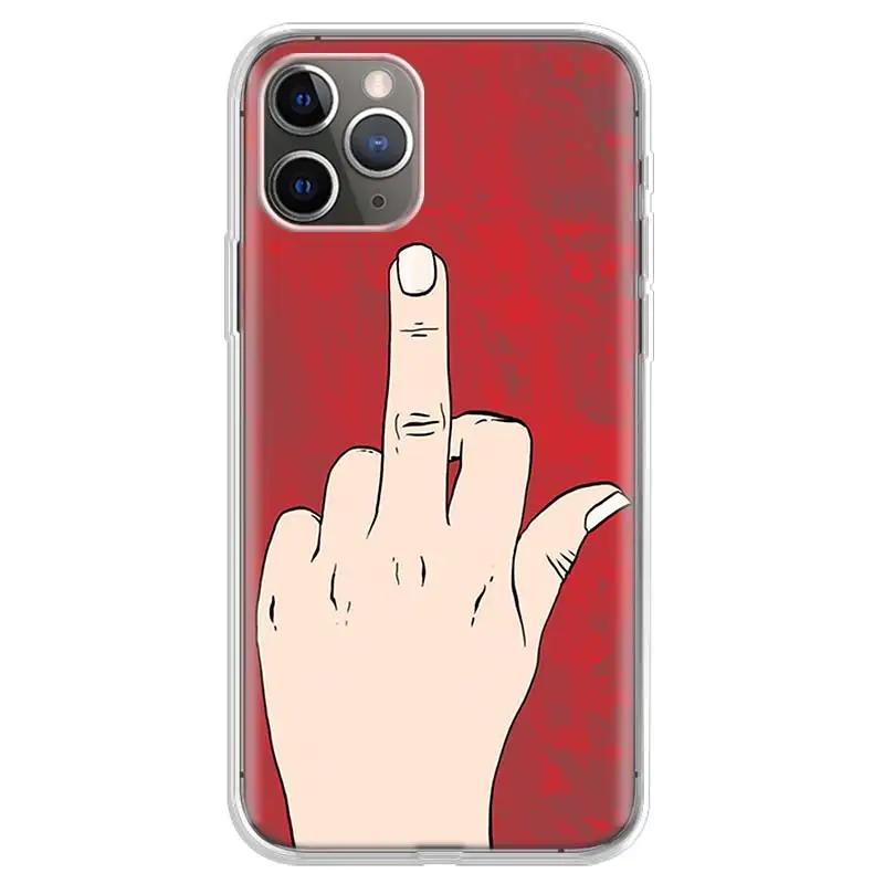 Надписью Don't Touch My Phone (не трогай мой телефон случае для iPhone 11 12 Mini Pro 7 6X8 6S плюс XS MAX