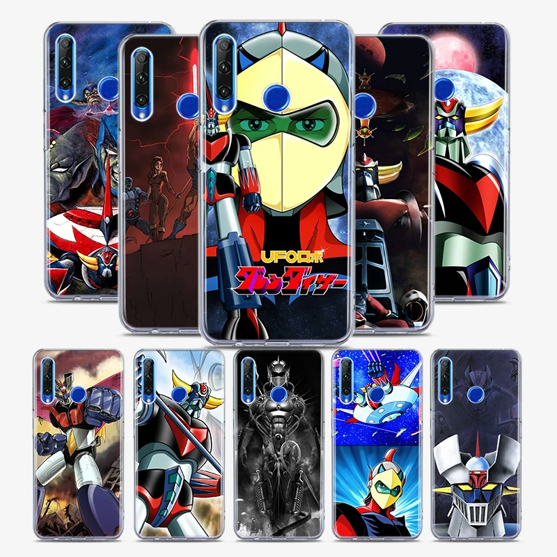 

UFO Robot Grendizer Silicone Cover For Honor 30 30S 30i 9 10 9A 9C 9S 9N 10i 10X 9X Lite Pro 5G Phone Case