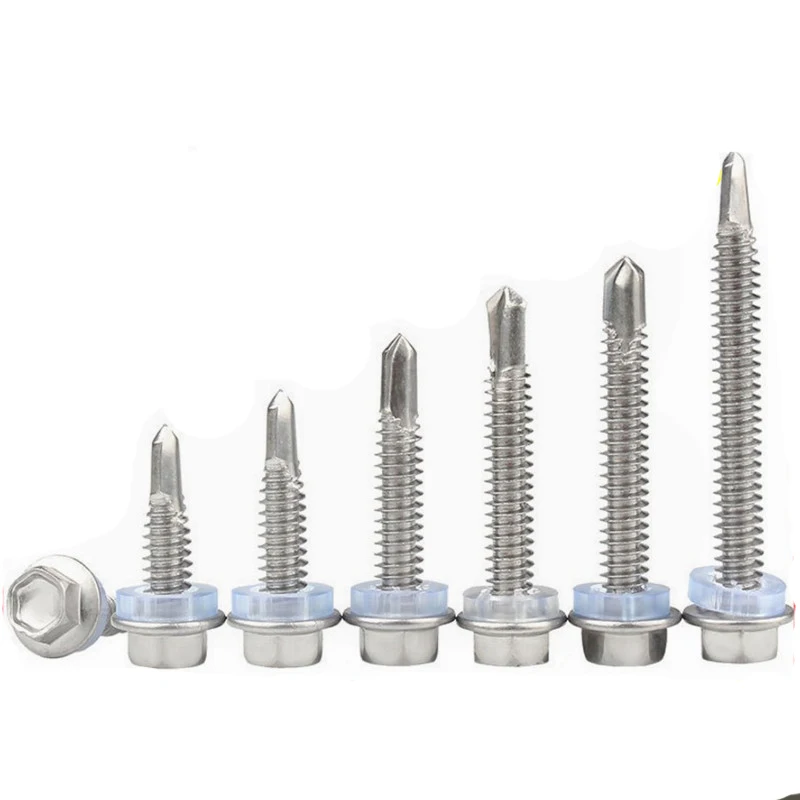 10 шт. шестигранные фланцевые винты из нержавеющей стали длина 19 100 мм|Винты| |