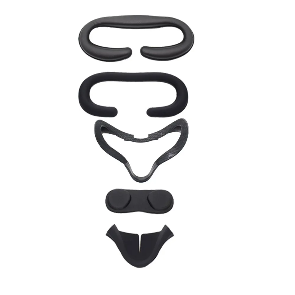 

Комплект аксессуаров для Oculus Quest VR гарнитура кожаная губка против пота маски для глаз затенение маски для Носа Маска для лица и крышка объек...